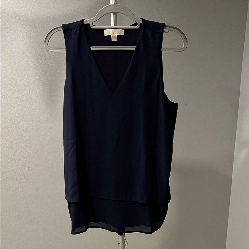 Elegant Navy tunic Top